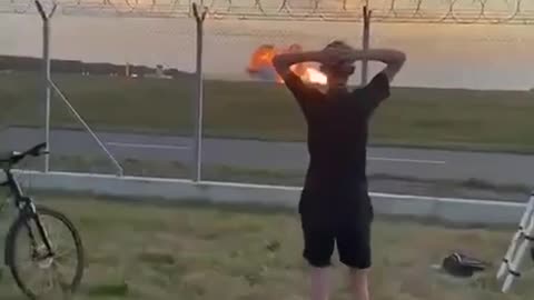 F16 Crashes During Rehearsals for Airshow in Poland