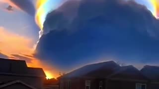 🌈🌪️ Rare Phenomenon: Rainbow Clouds Over China | TheTruthAbove