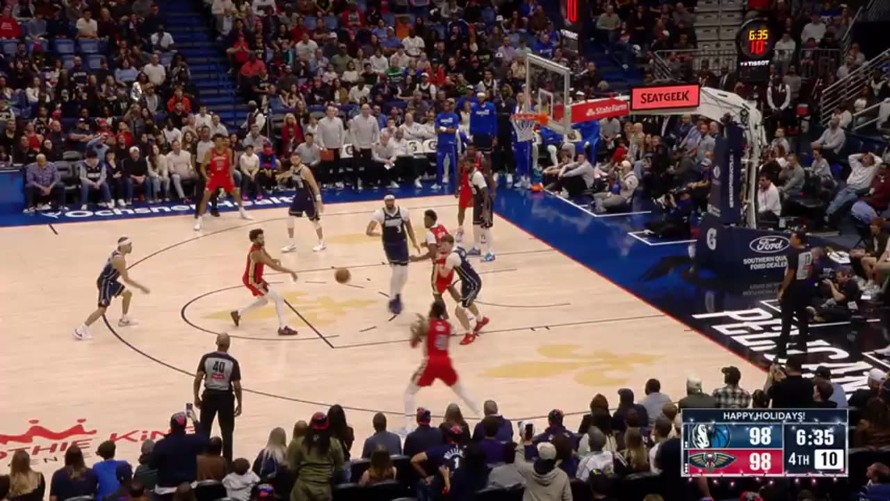 MAVERICKS at PELICANS FULL GAME HIGHLIGHTS