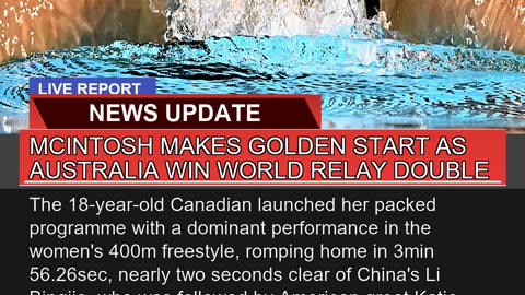 Mcintosh Makes Golden Start as Australia Win World