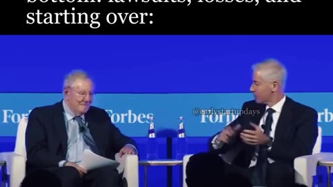Billionaire Bill Ackman reveals how he survived rock bottom