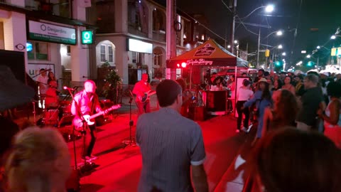 【4K】🎷 Jazz Street Party Nightlife Toronto Canada 🇨🇦