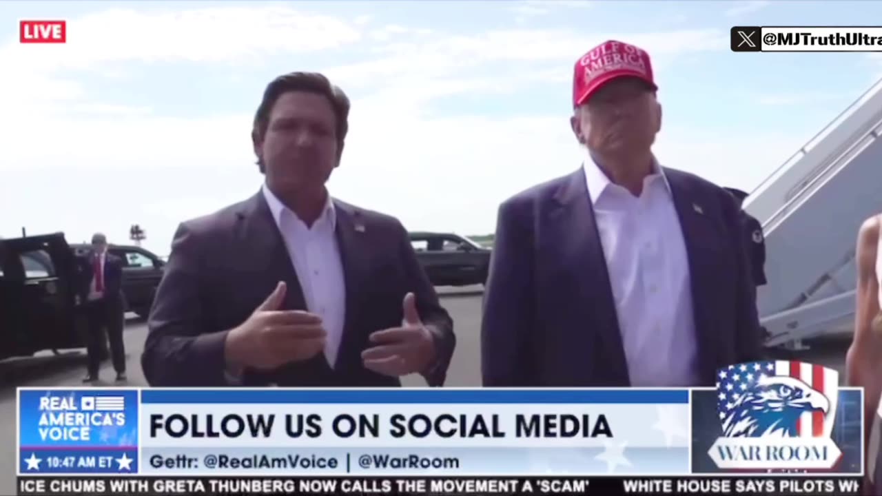 Trump and DeSantis meet up at Alligator Alcatraz