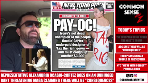 EU Bends Knee to Trump, AOC Threatens MAGA, Trump Targets Kamala & Beyoncé, Colbert Protest Flops