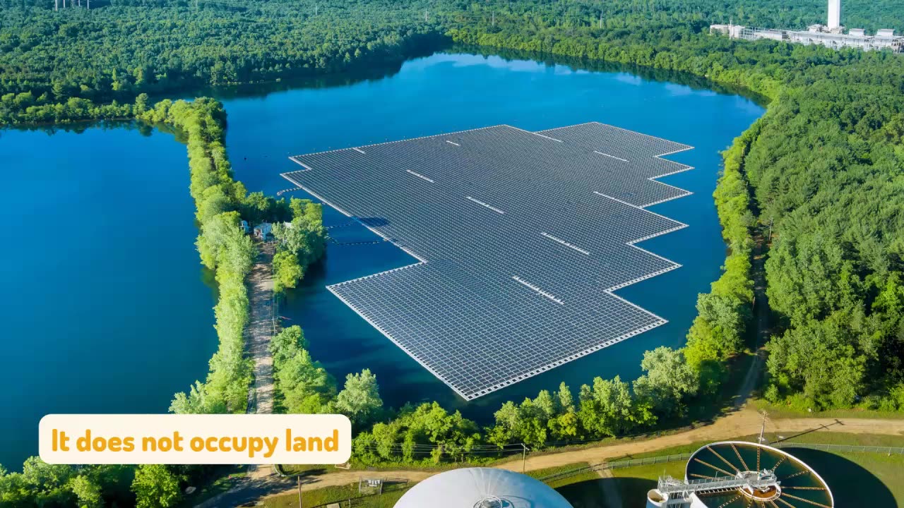 floating solar panels on bermswales