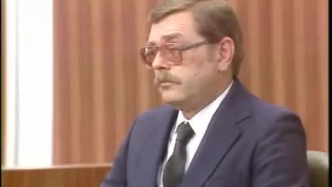 Paul O'Connor at Oswald's Mock Trial in London, 1989 I think