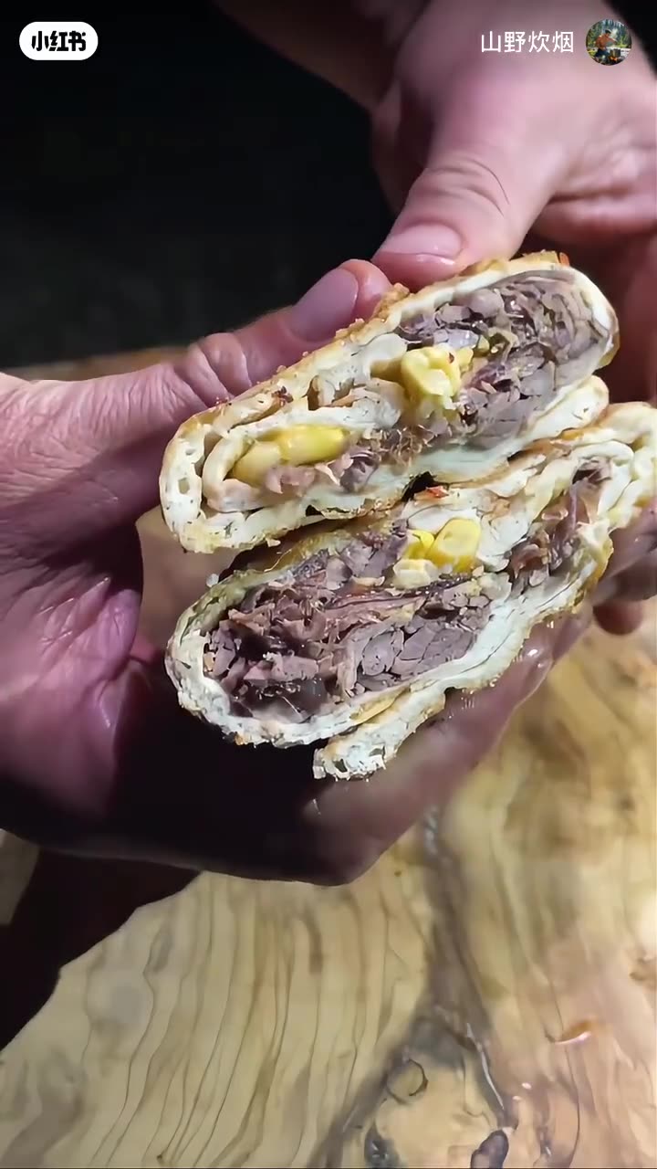 Outdoor Roasted Lamb Leg 🍗🍗🍗