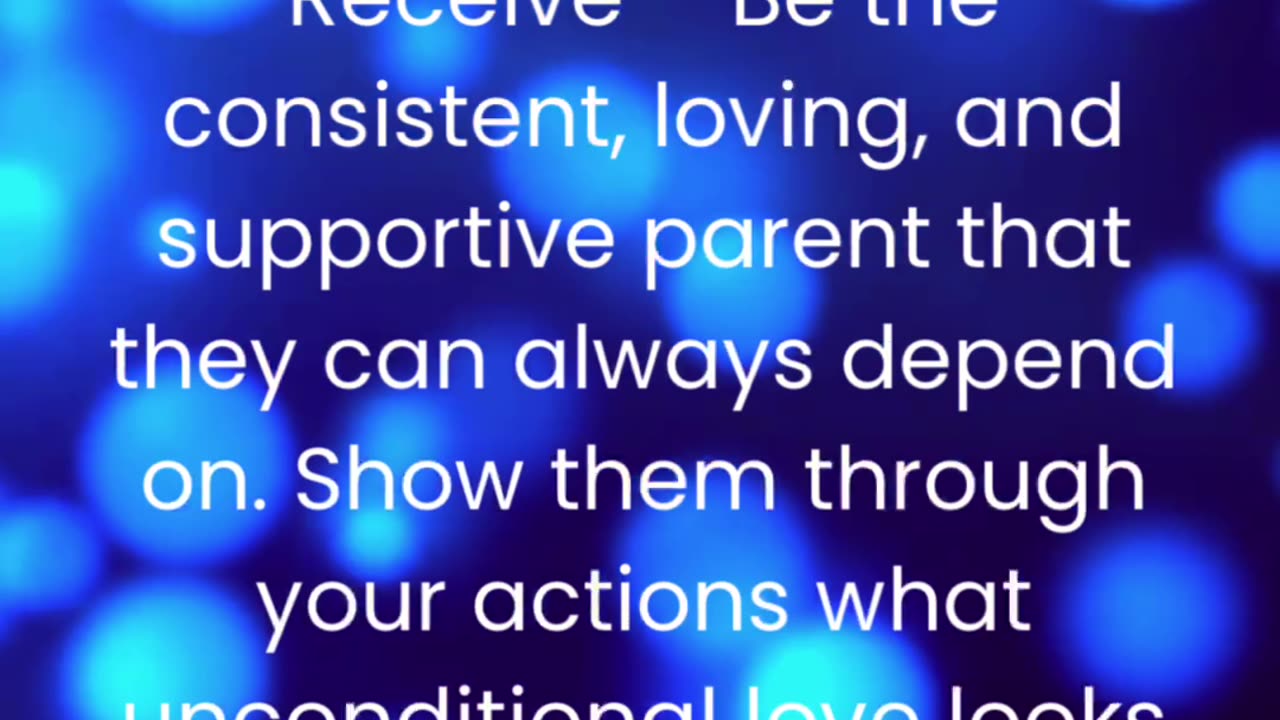 What kind of love are you modeling for your child to receive?