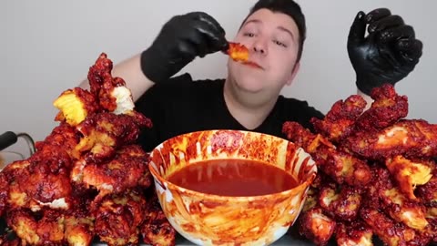 How Much I Weigh Now.... Spicy Chicken Mukbang_part8