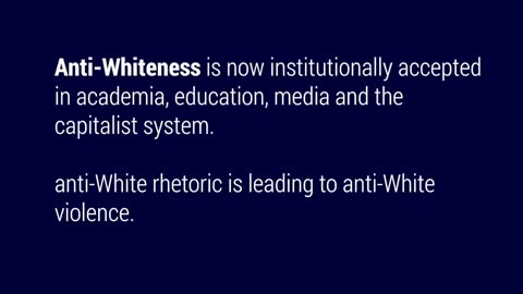 Anti White Hatred in the Institutions