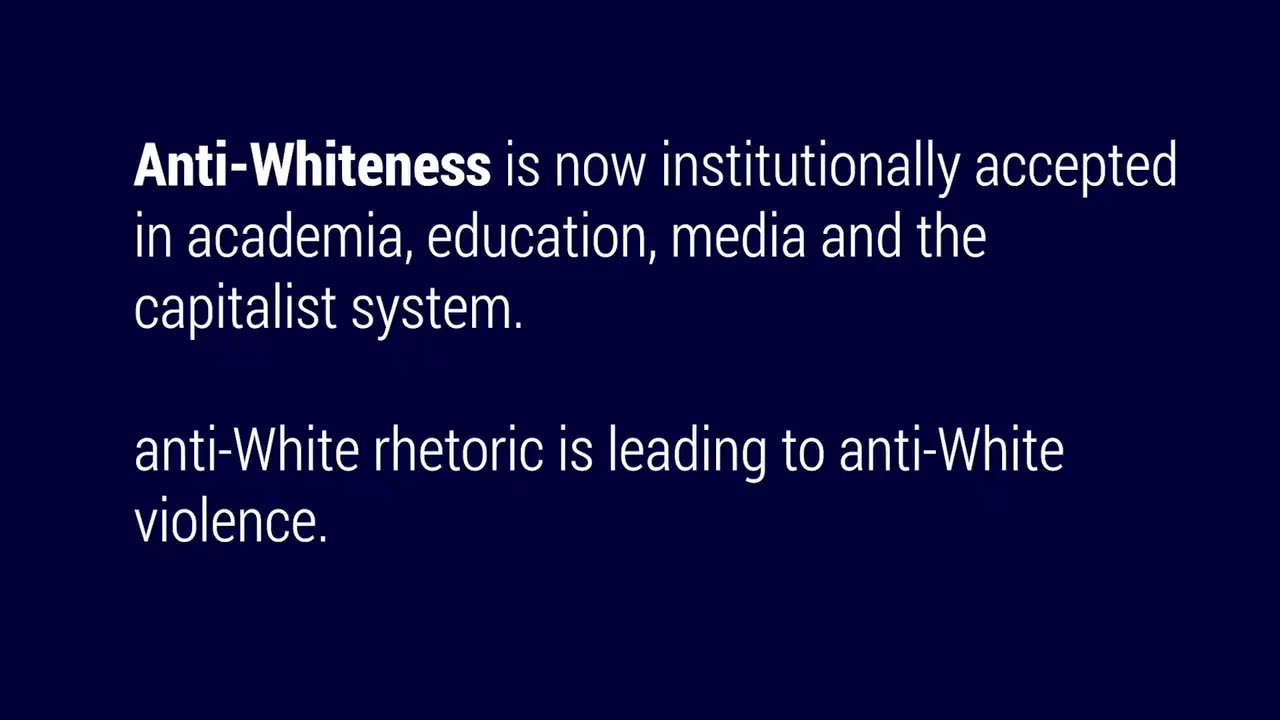 Anti White Hatred in the Institutions