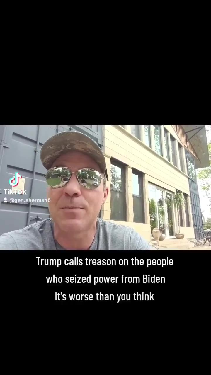 Trump Calls Treason On The People Who Seized Power From Biden