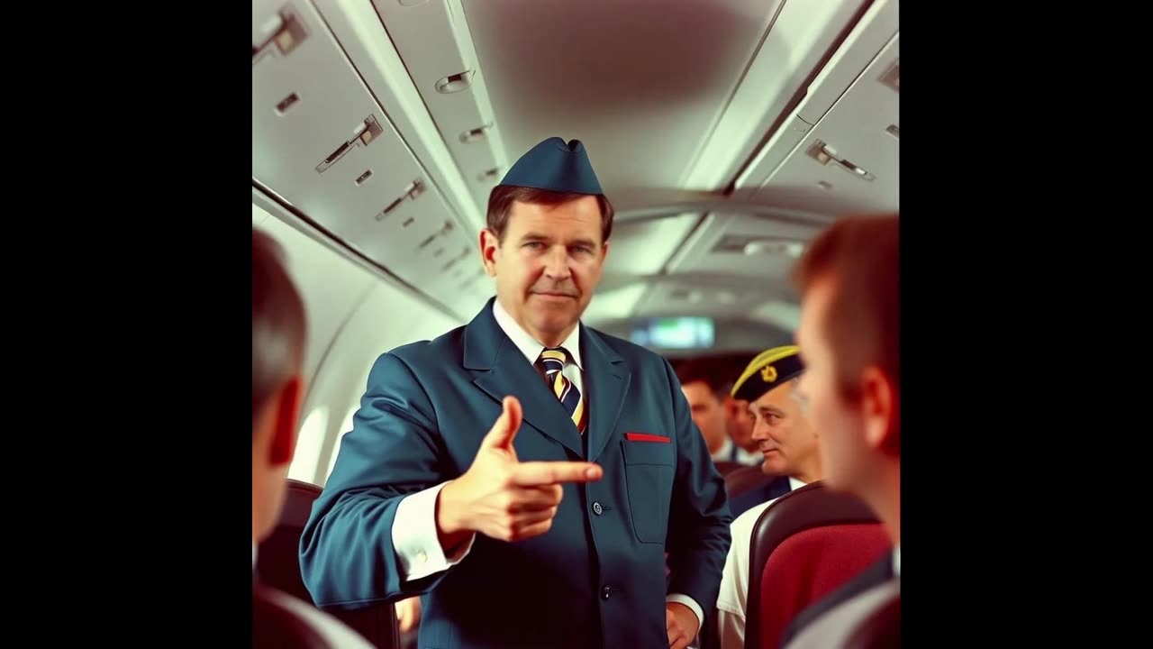 Paul Lynde gives Airline Safety Briefing
