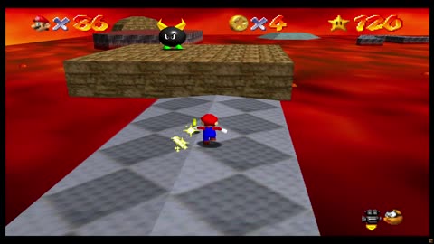 Super Mario 64 [4K] - Remaining RA - Hot Bully [NC]