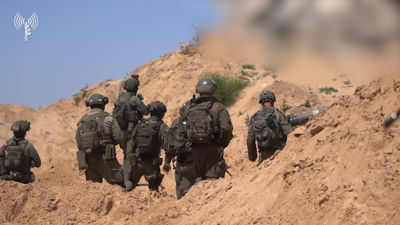 The IDF releases footage from the entry of the 36th Division into the so-called Morag Corridor