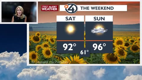 Late-summer heat! Temperatures climb through the Labor Day Weekend and beyond! - Kris