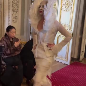 High fashion in Paris. 👹👹👹