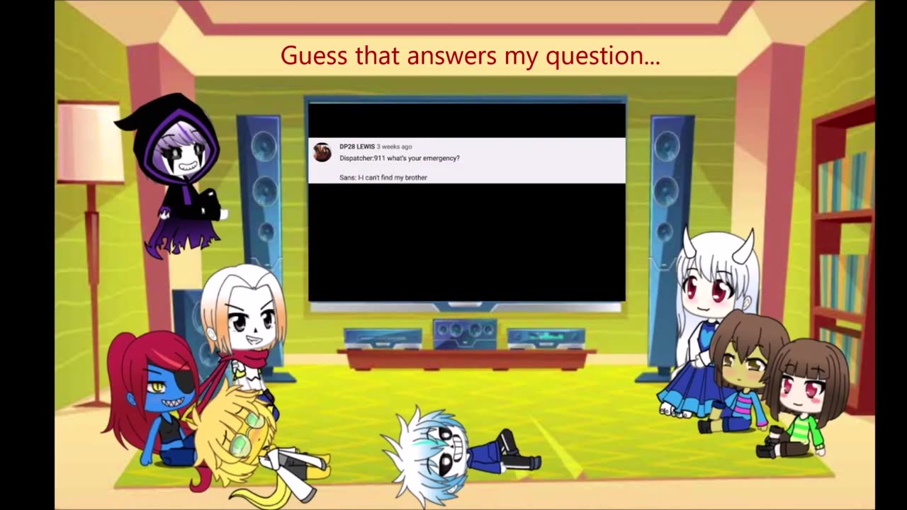 D ScapeTale Reacts to Saying A Lot of Things as Sans