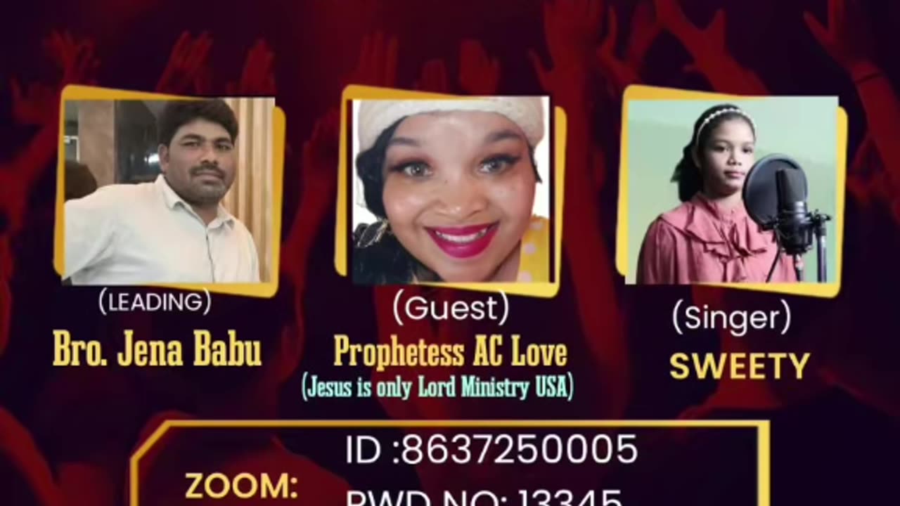 Join us Tuesday for a mighty move of God.