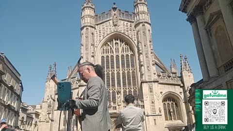 Jazz Nano Street Edition: Busking in Bath, England: 2025 Tour in UK