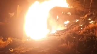 A fire broke out in a house in the town of Al-Zaim near Jerusalem, as a result of falling shrapnel