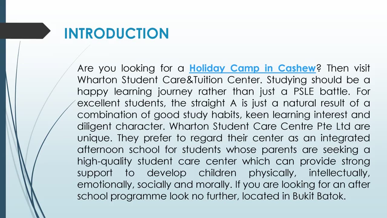 Are you looking for a Holiday Camp in Cashew?