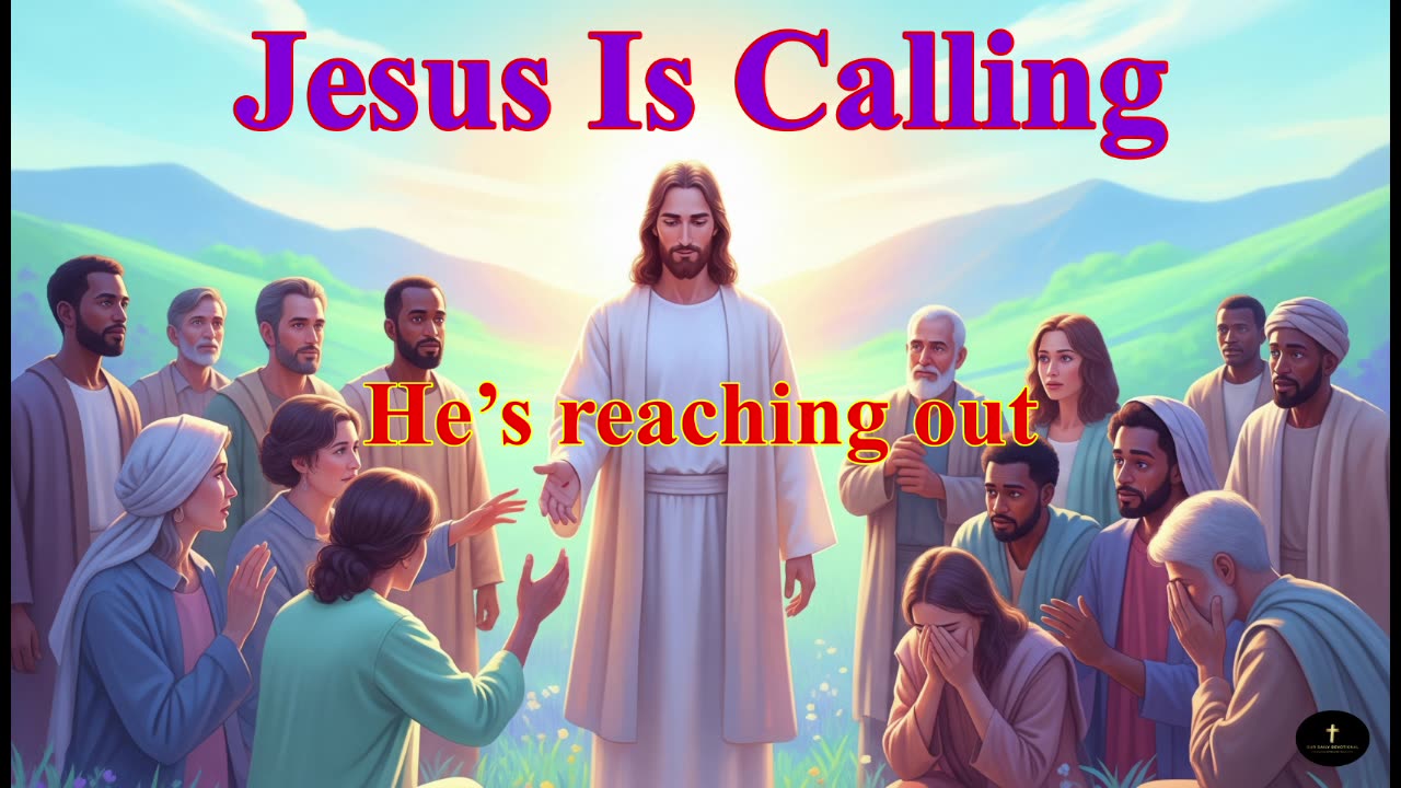Jesus Is Calling, He’s reaching out His hand to rescue me,