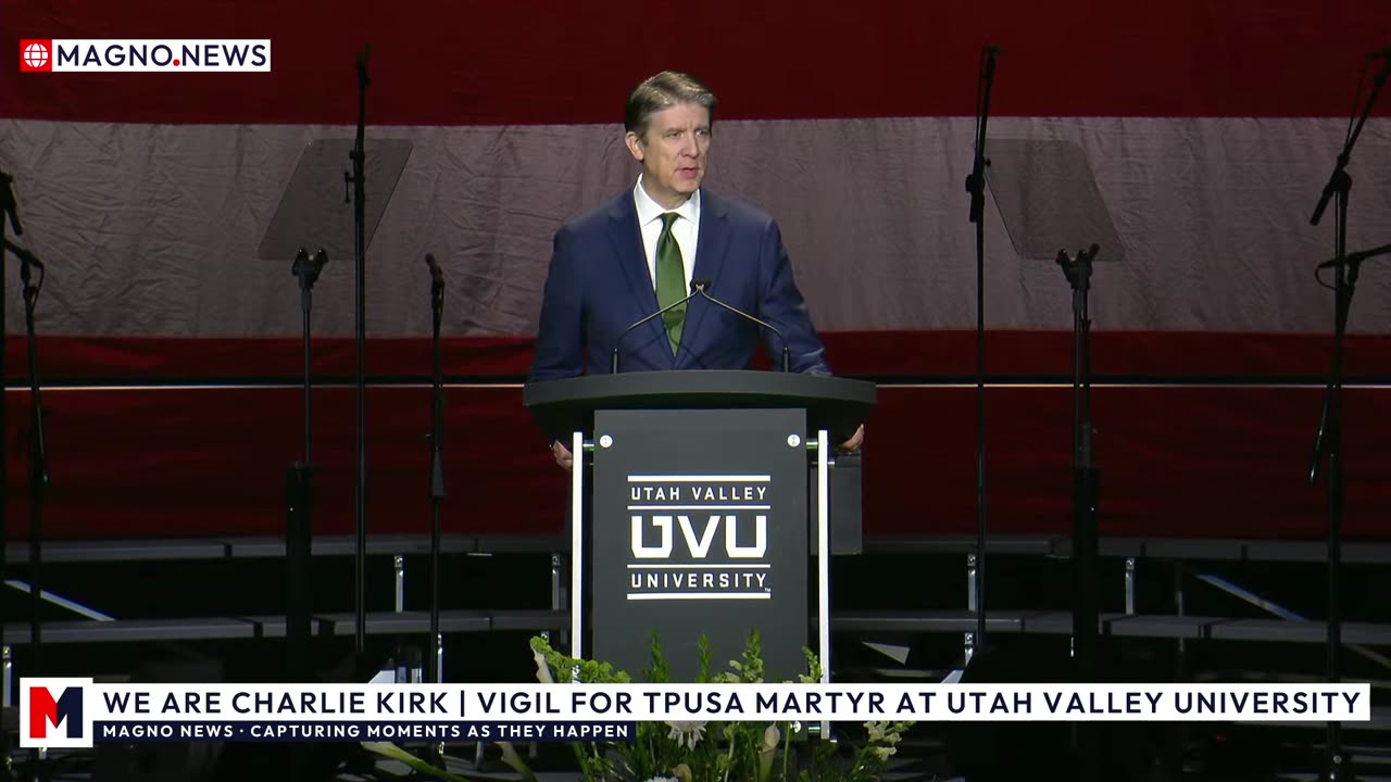 🇺🇸 We Are Charlie Kirk 🕯 Vigil for Turning Point USA Martyr at Utah Valley University [LIVE]