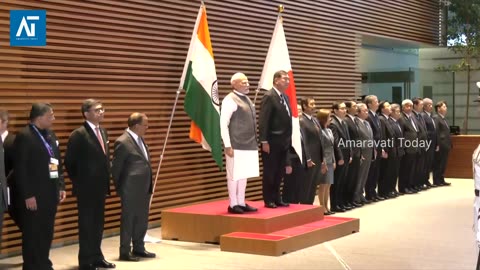 PM Modi Receives Guard of Honour in Tokyo | India–Japan Summit | Amaravati Today