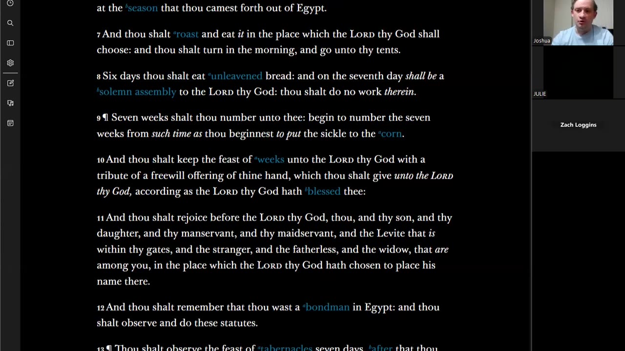 Scripture Study 2025-04-06 Passover Expounding