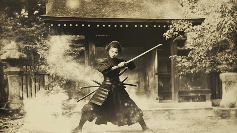 old japanese female samurai