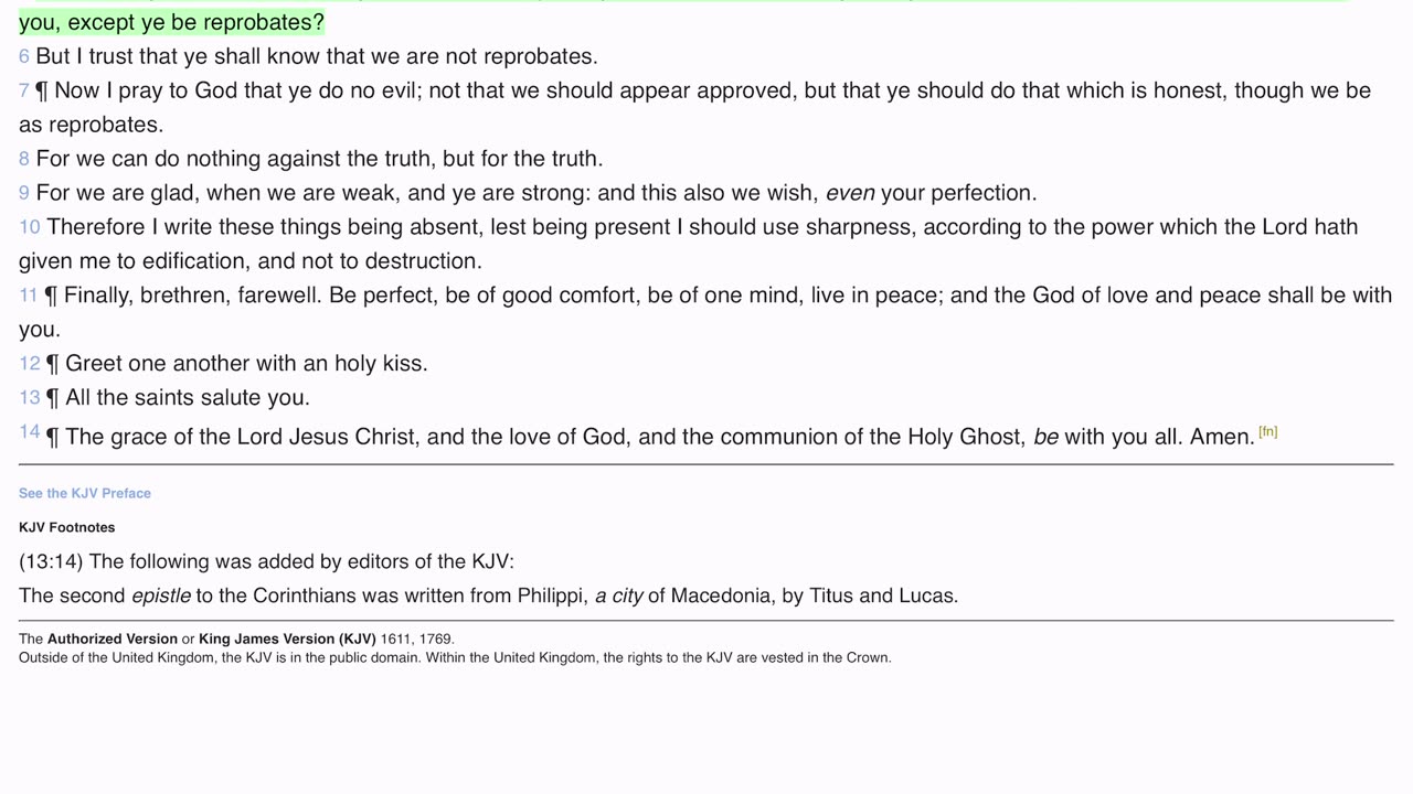 Jesus isn’t in reprobates