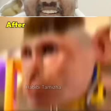 Look at the boy's appearance.🙉🙊