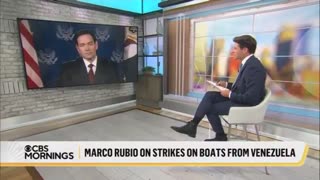 CBS tells Secretary of State Rubio the US should go easy on drug traffickers