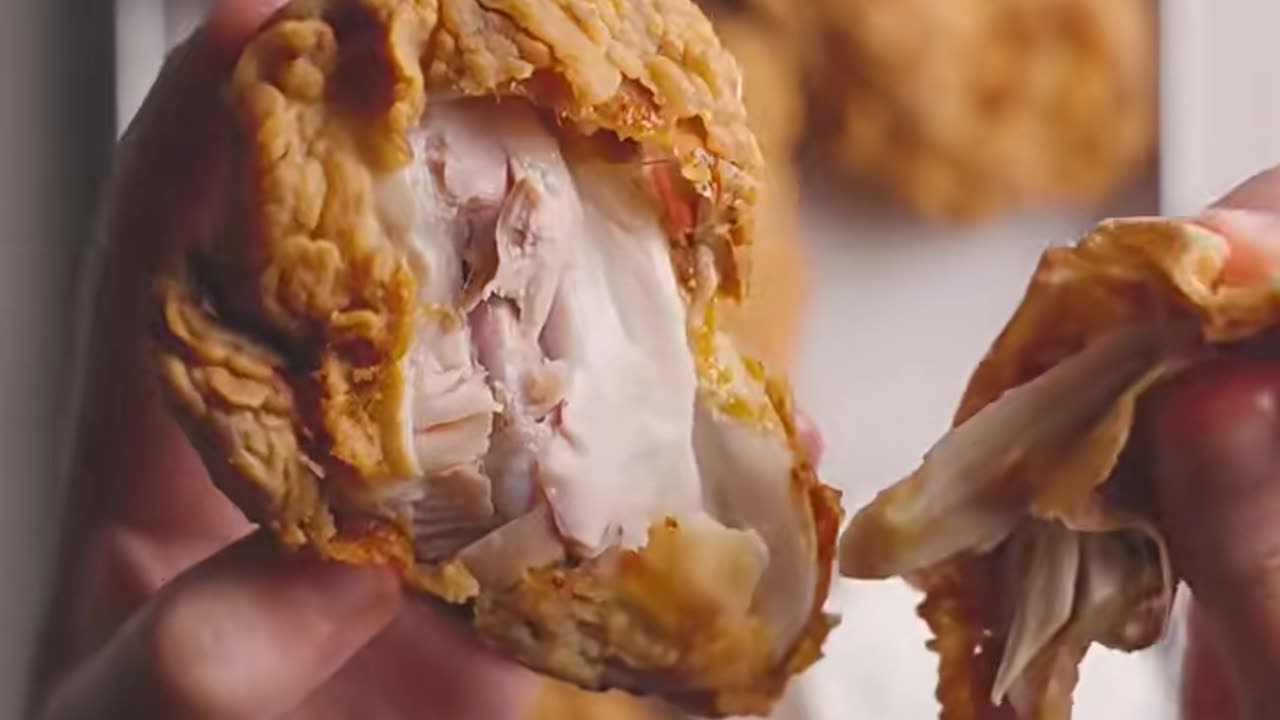 Crispy fried Chicken with sour creamy sauce