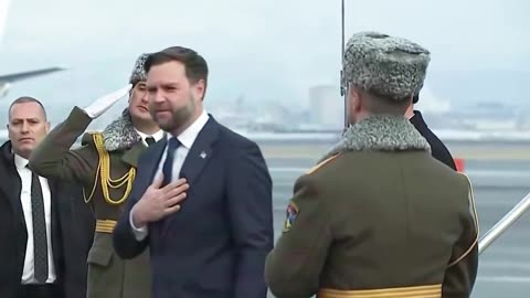 VP Vance and the Second Family arrive in Armenia — the first-ever visit to the country