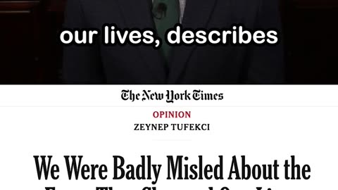 New York Times: Public Was Misled by Scientific Community about COVID