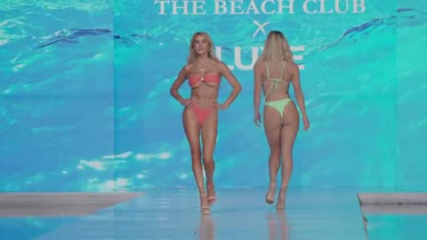🌴 BEST Slow-Motion 4K Moments | The Beach Club x LUXE 2024 | Miami Swim Week