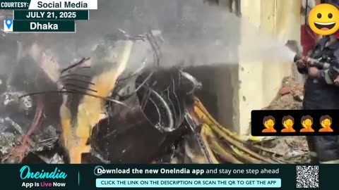 Dhaka F7 Crash BREAKING: 1 Killed as Fighter Jet Crashes Into Bangladesh College Campus| FIRST VIDEO