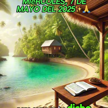🙏✨Evangelio de hoy Miércoles, 7 de Mayo del 2025✨🙏