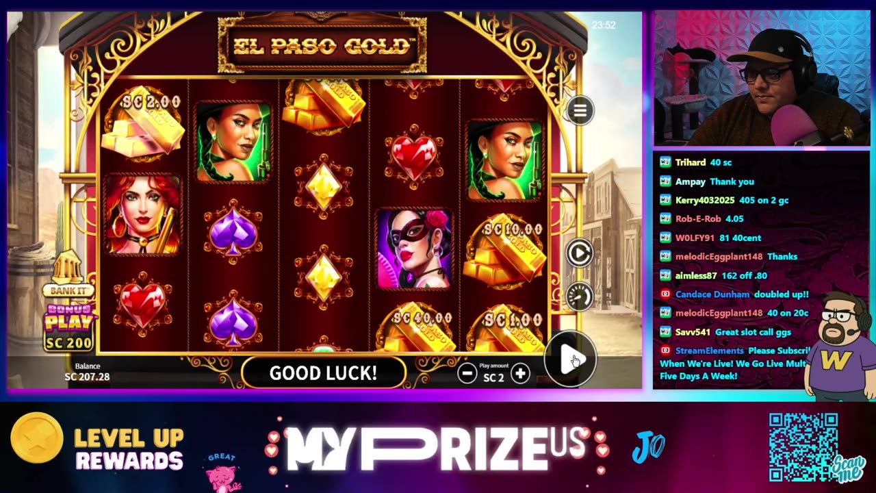 Live On Myprize! You Can Play Along!
