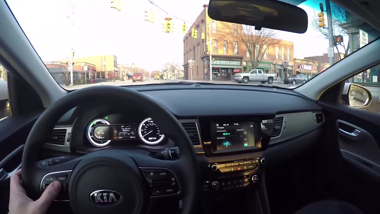 2017 Kia Niro FE Hybrid - POV Review & Test Drive