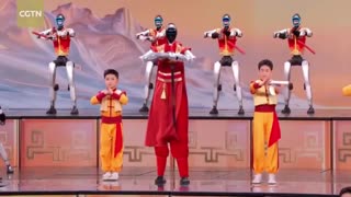 NEW: China unveils humanoid kung fu robots to showcase its "technological might"