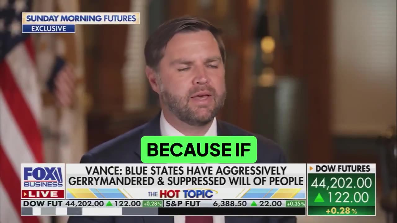 JD Vance Says Democrats Have Already Gerrymandered Massively