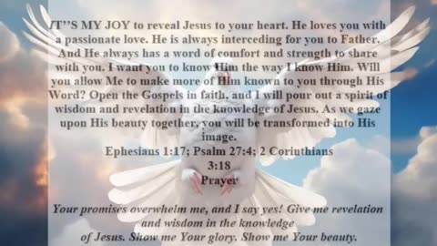 I Will Reveal Jesus To You