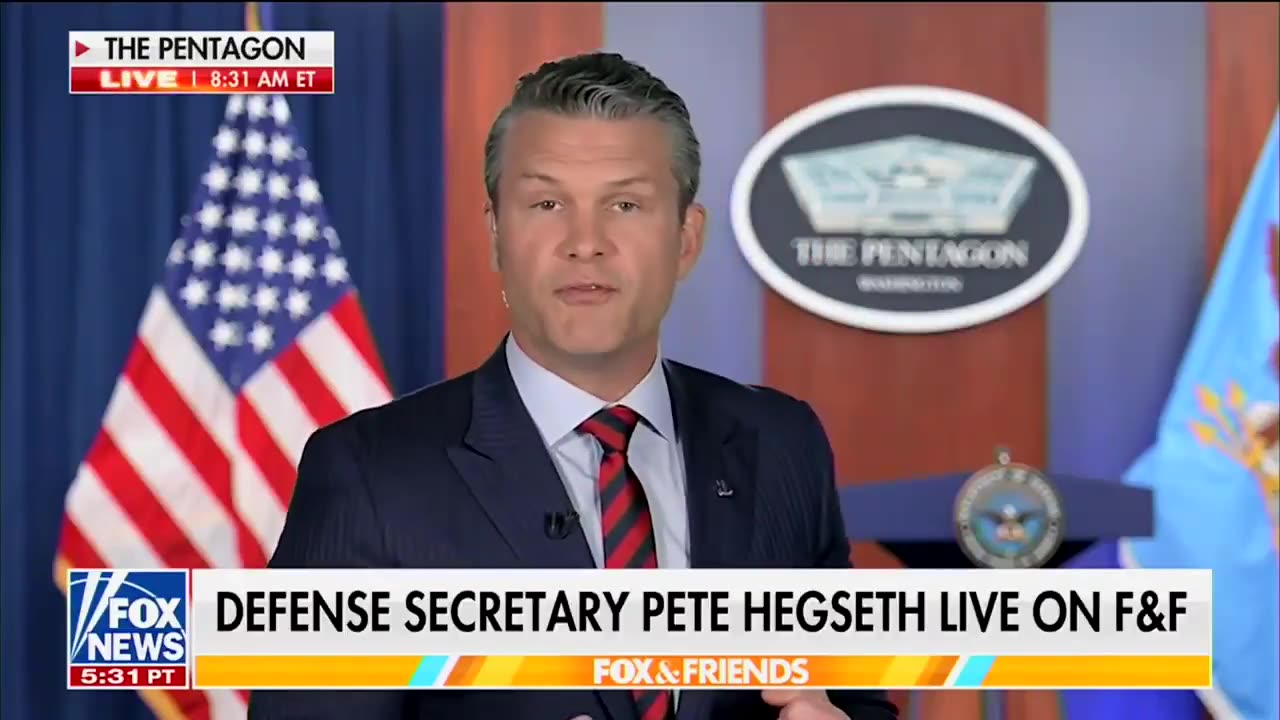 Pete Hegseth: "That's not why I'm here. I'm here because President Trump asked me to bring warfighting back to the Pentagon."