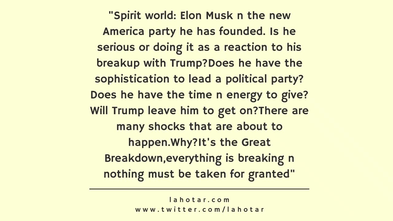 Lahotar Quote - 06 July 2025
