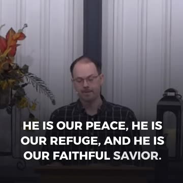 Our lasting HOPE is in CHRIST alone. JESUS is our PEACE and REFUGE. - Calvary Chapel Fergus Falls