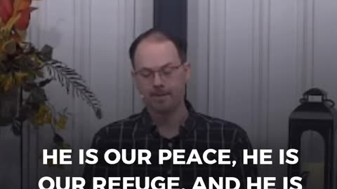Our lasting HOPE is in CHRIST alone. JESUS is our PEACE and REFUGE. - Calvary Chapel Fergus Falls