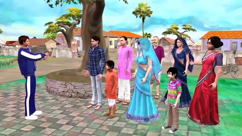 Cricket Batting on Running English Kahani Moral Stories New Comedy Video